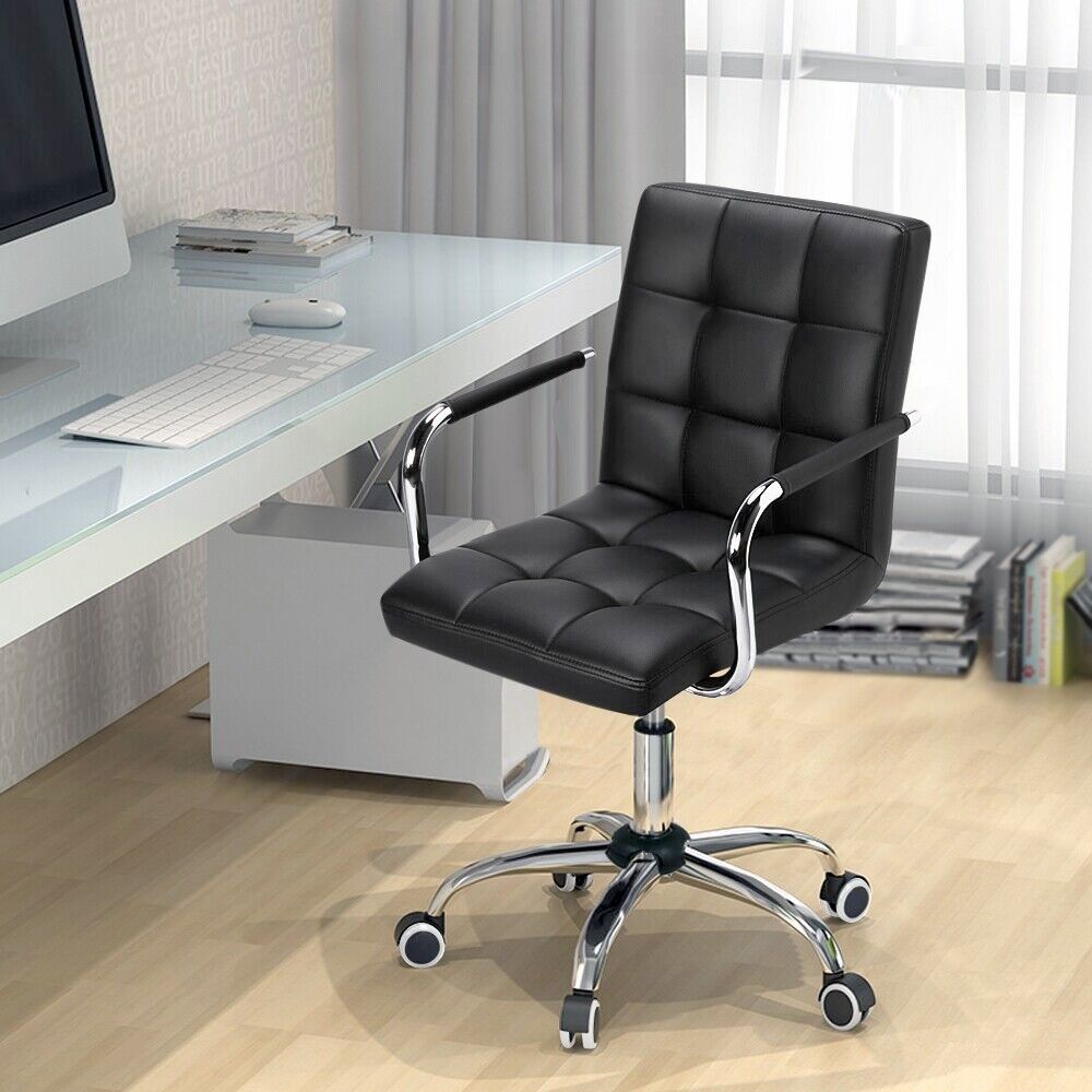 Contemporary Faux Leather Office Chair