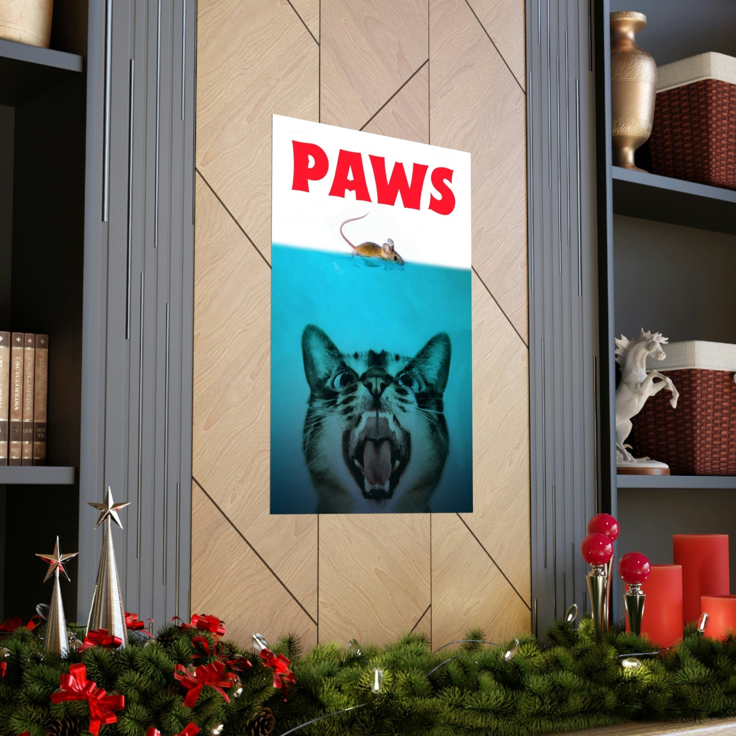 Movie Poster Featuring a Cat and Mouse Theme