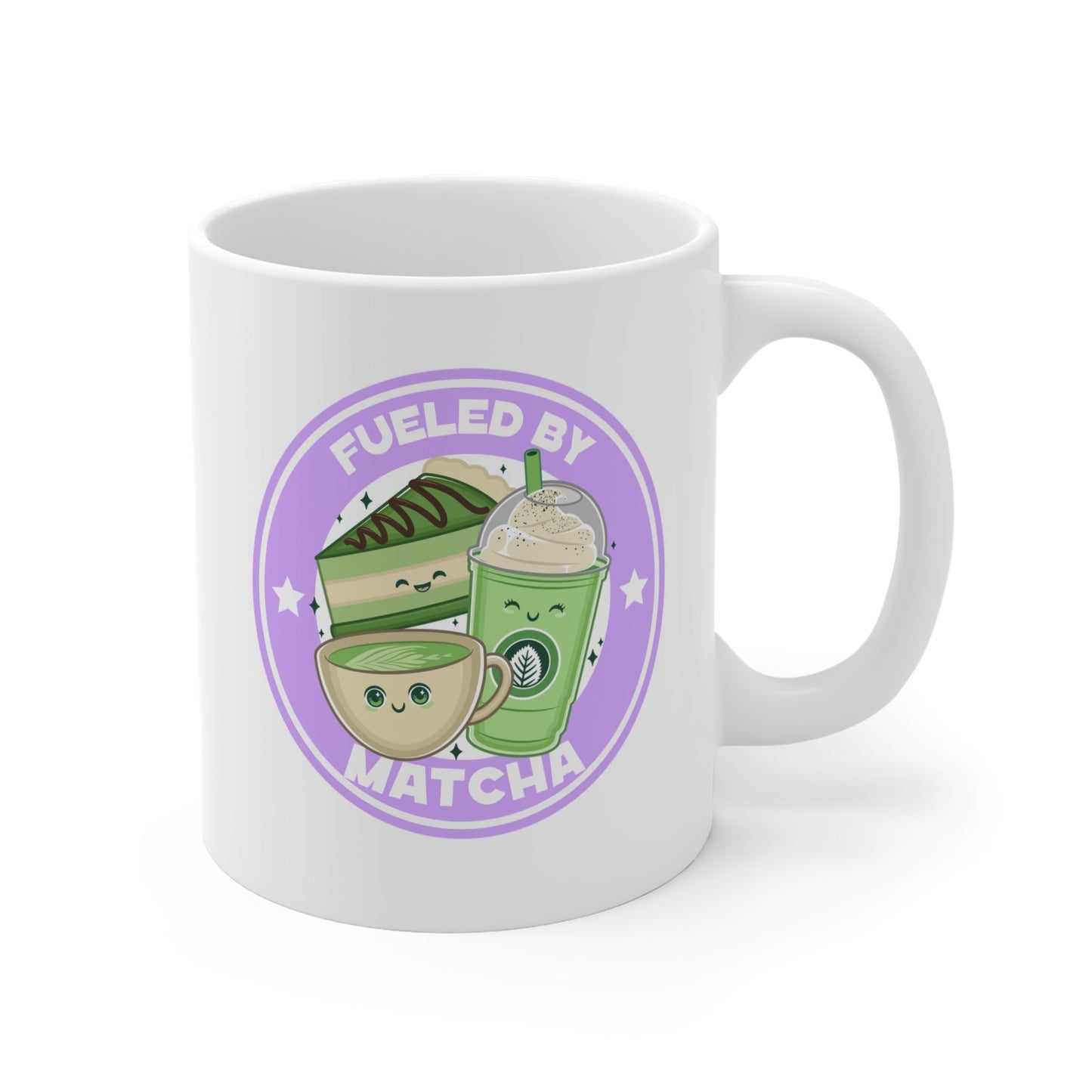 Matcha-Fueled Humor Mug