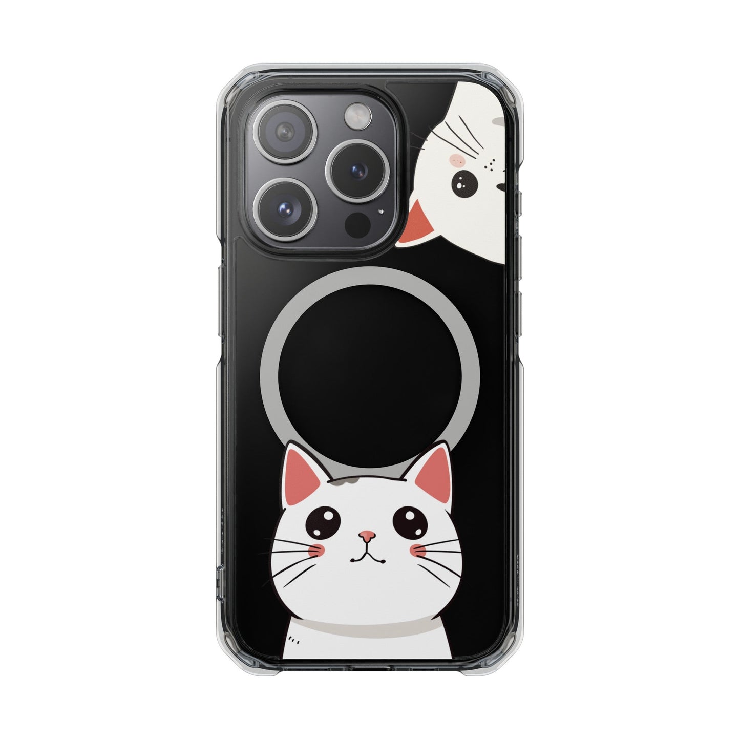 Oneticase Magnetic Case for iPhone with Cute Cat Close-Up Design