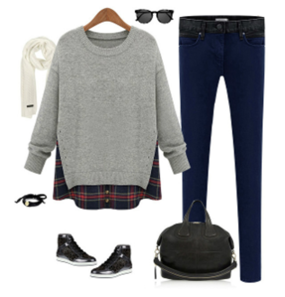 Layered Sweatshirt for Women