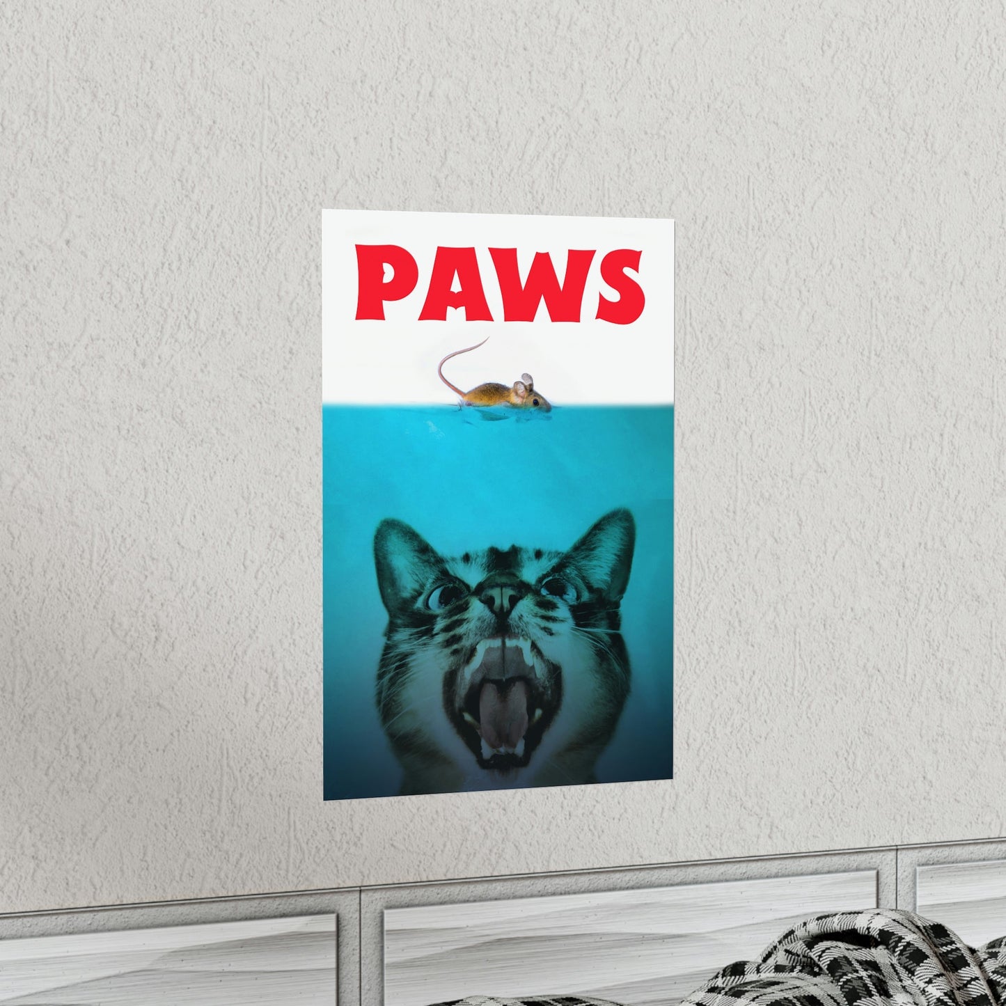 Movie Poster Featuring a Cat and Mouse Theme