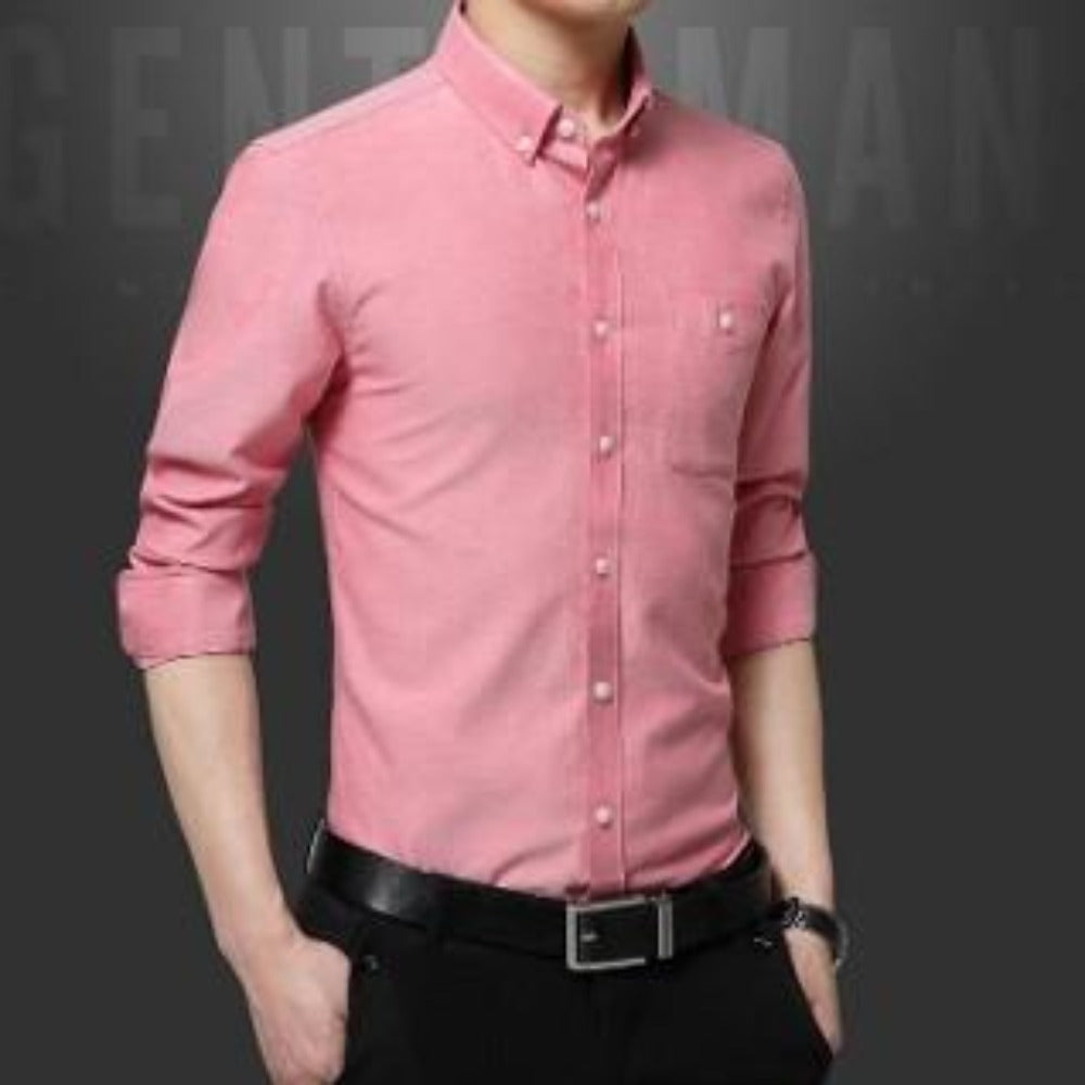 Classic Men's Shirt with Button Front