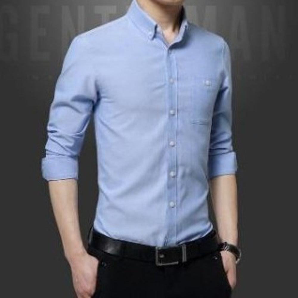 Classic Men's Shirt with Button Front