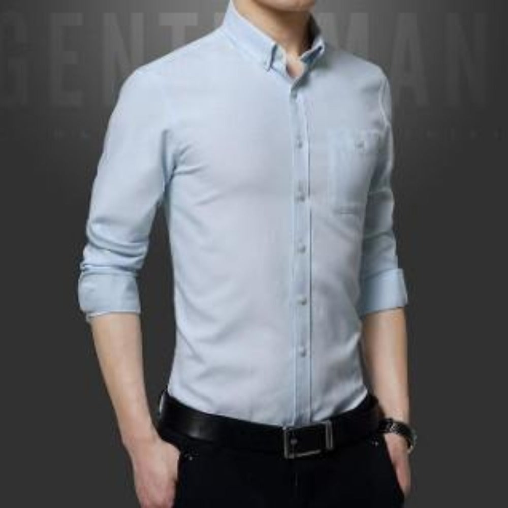Classic Men's Shirt with Button Front