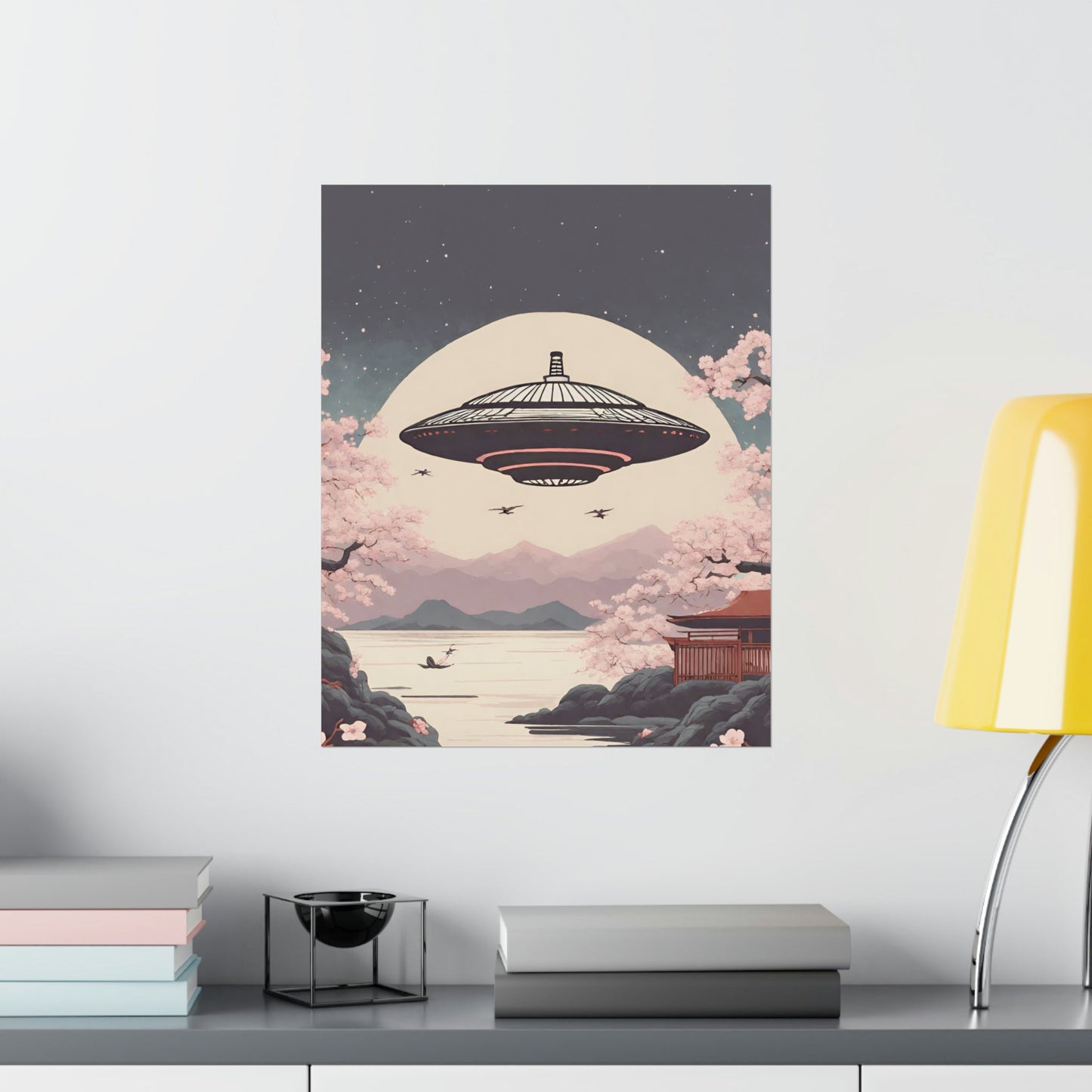 Japanese Vintage UFO Art Print