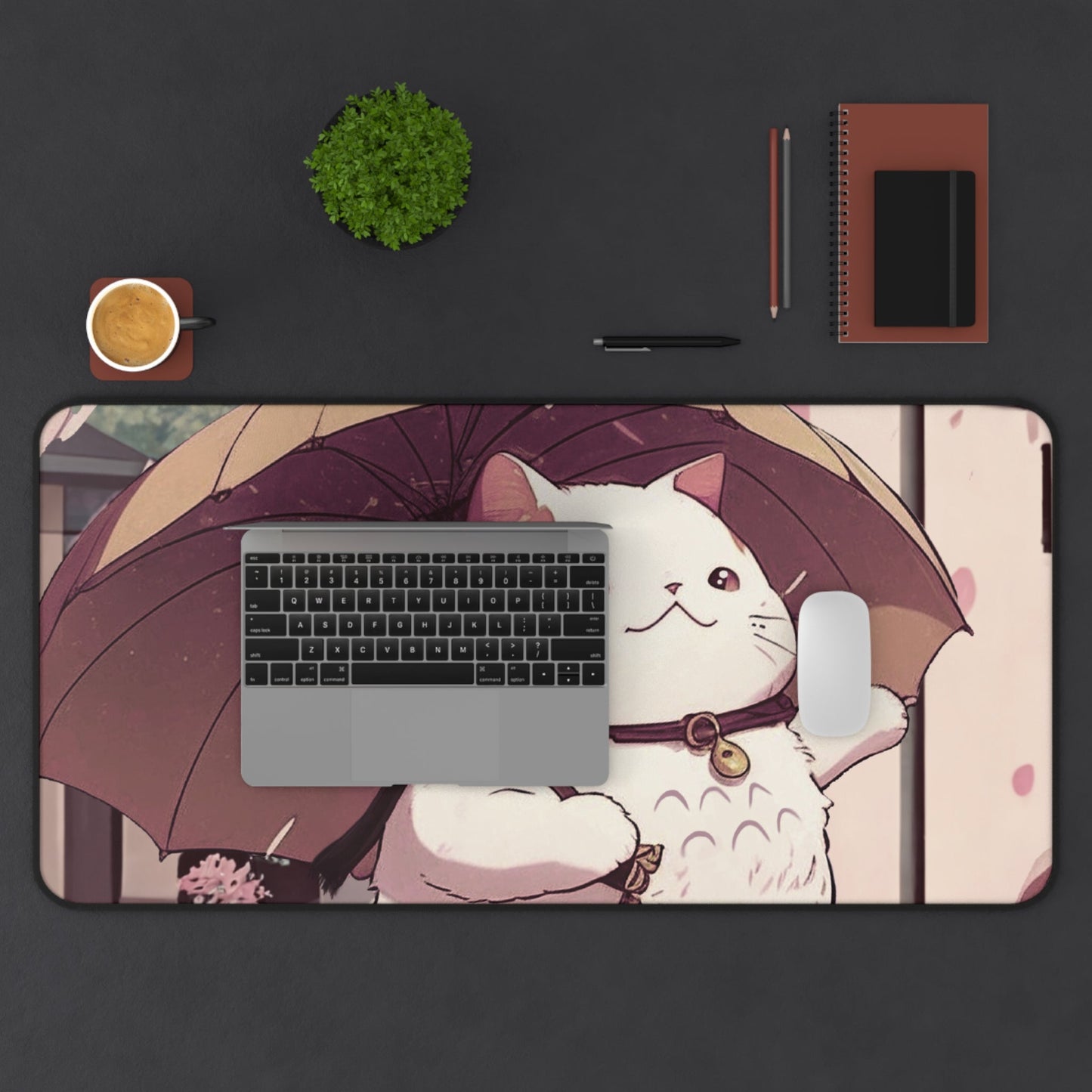 Large Mouse Pad for Anime Cat Lovers