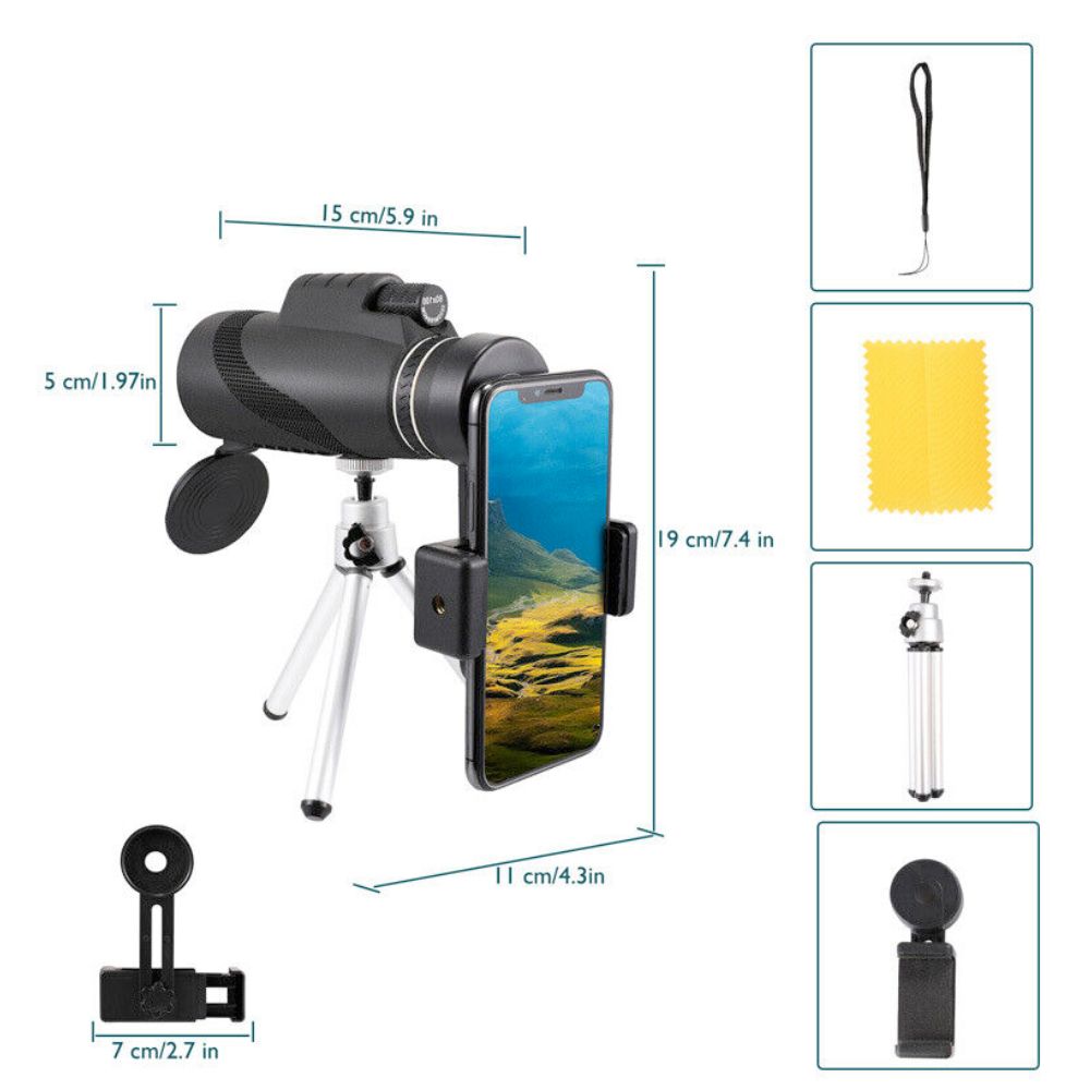 HD Monocular Tripod for Smartphone Photography