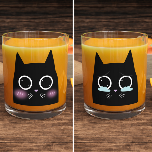 Emotive Feline Mug Set (2 Pieces)