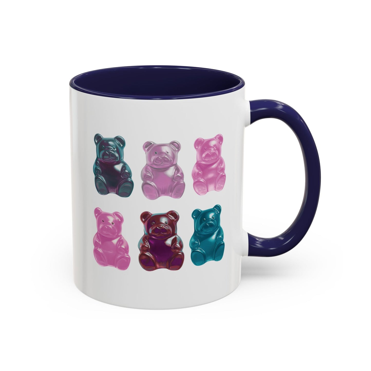 Bear-Shaped Coffee and Tea Mug with Gummy Bear Design
