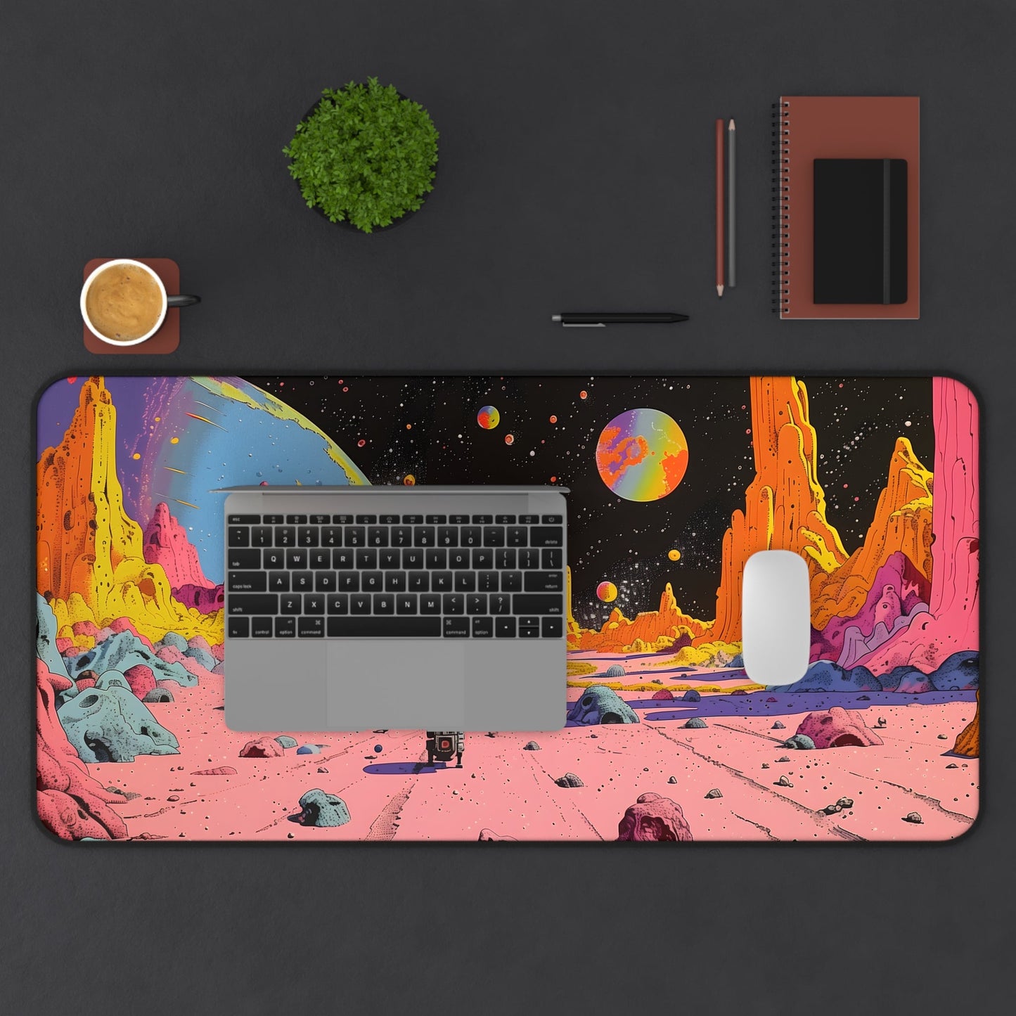 Large Retro Space Robo Mouse Pad - Available in 2 Sizes