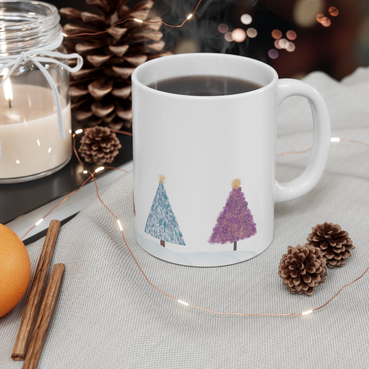 Holiday Mug for Christmas Tree