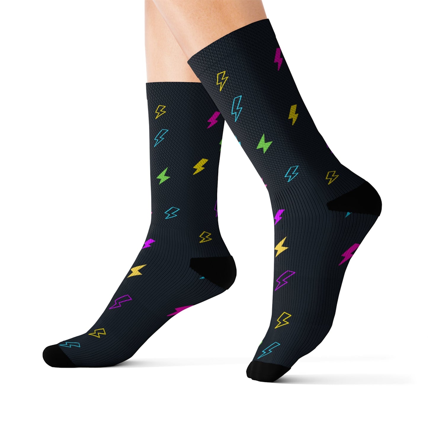 Flashing Neon Socks - A Fun and Quirky Novelty
