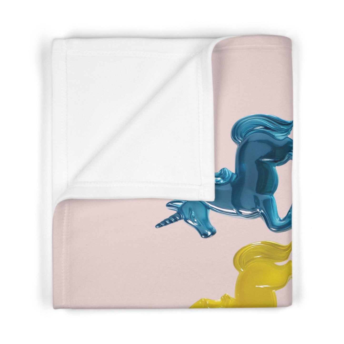 Soft Fleece Baby Blanket with Delightful Unicorn Design