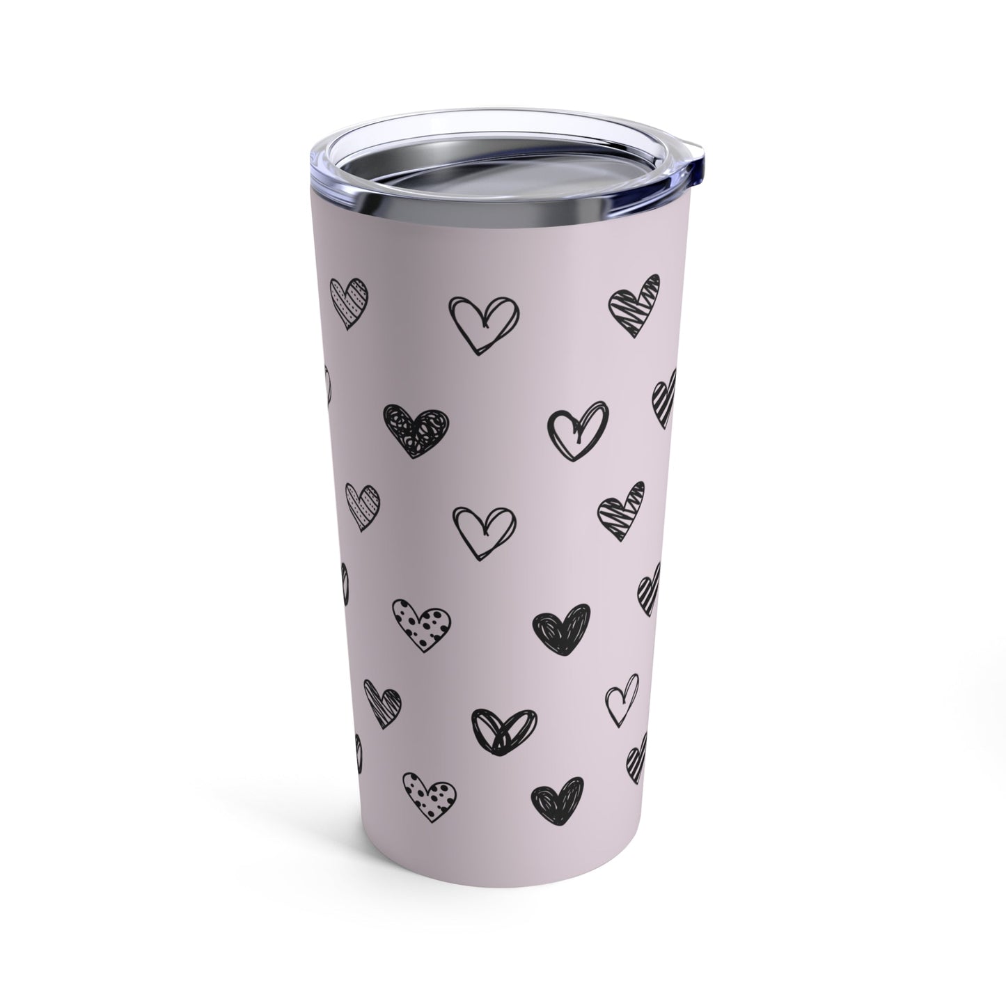 Cat Lover's Heart Tumbler - 20oz