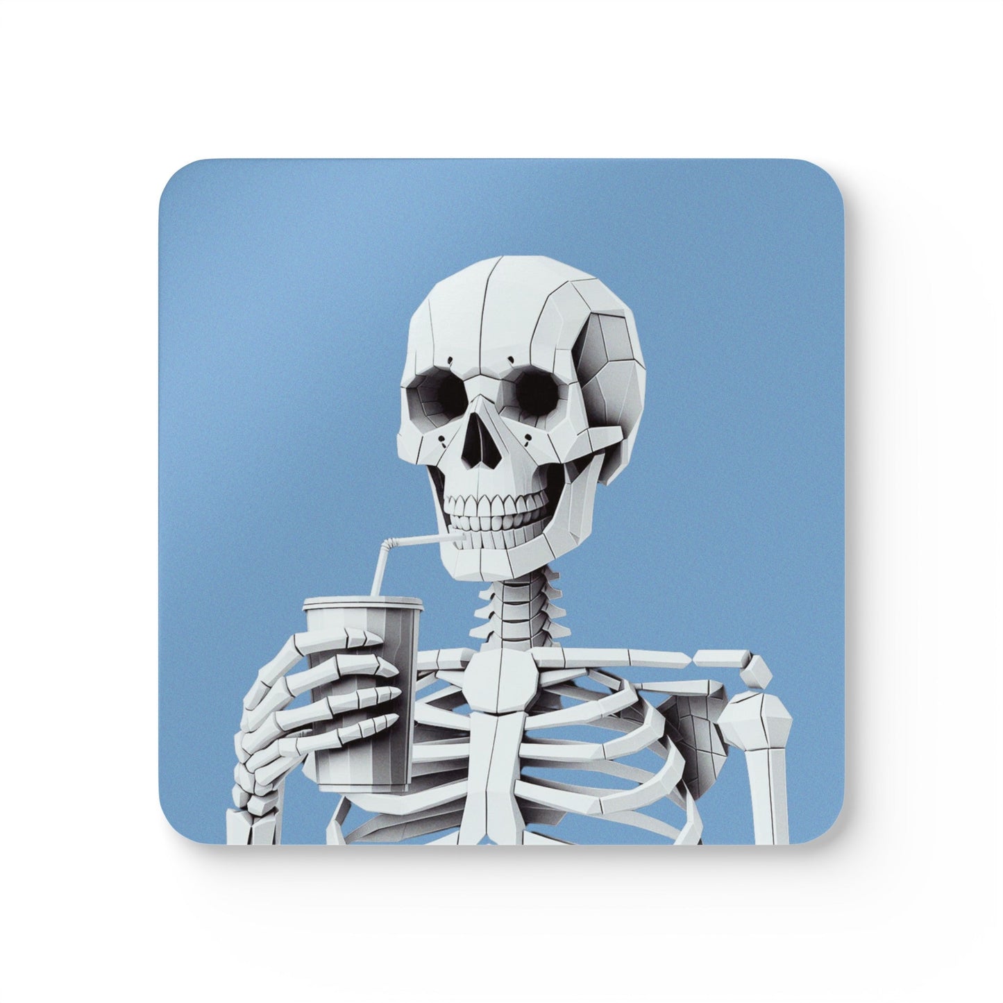 Set of 4 Skeleton Beverage Coasters