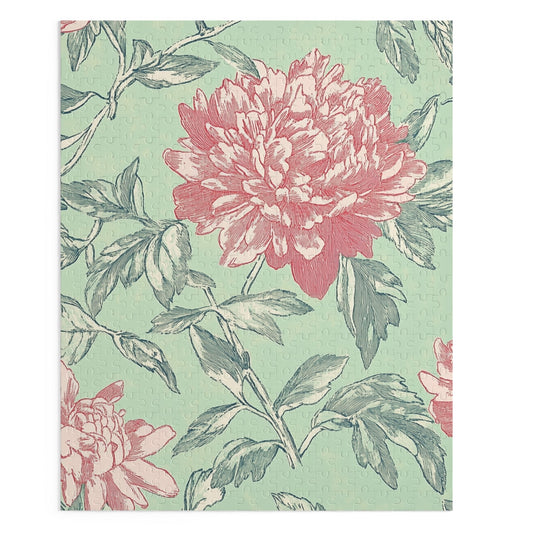 500-Piece Soft Peonies Puzzle