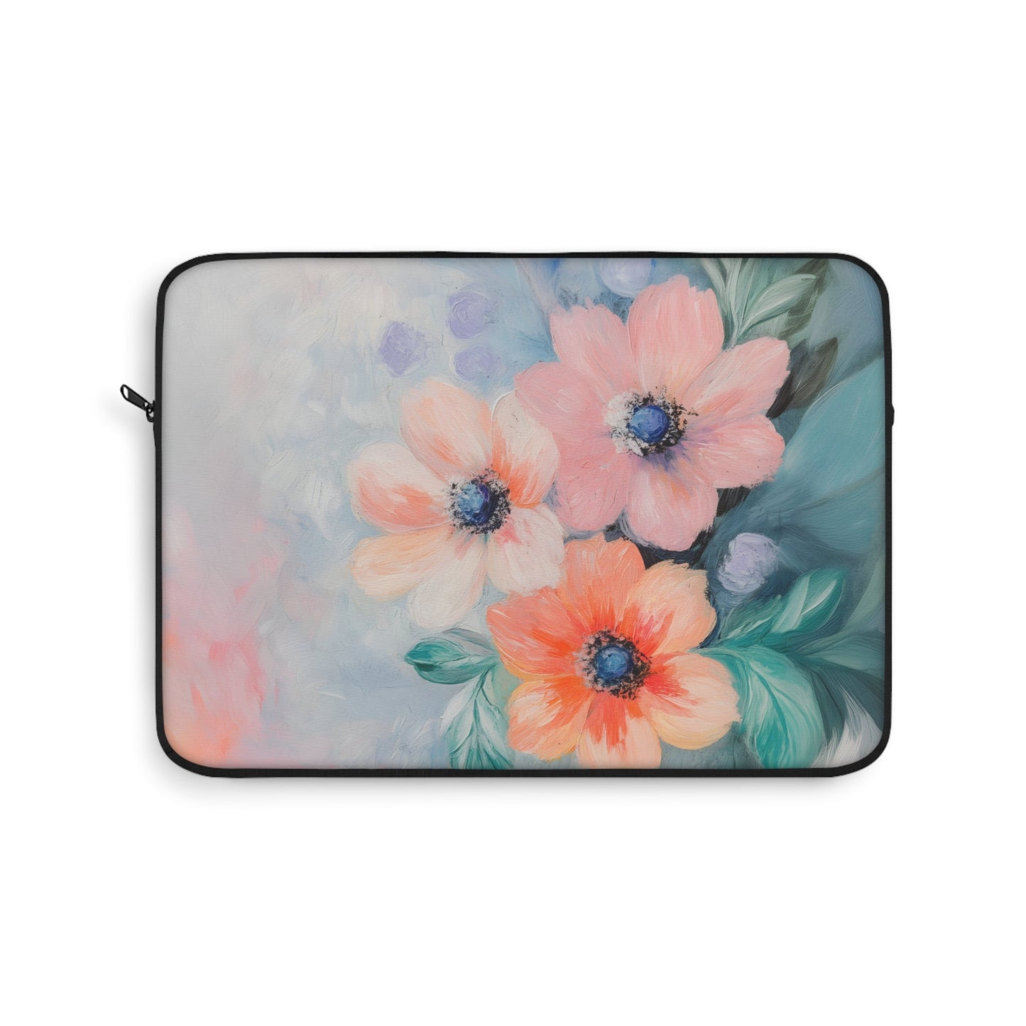 Delicate Flower Pattern Laptop Cover