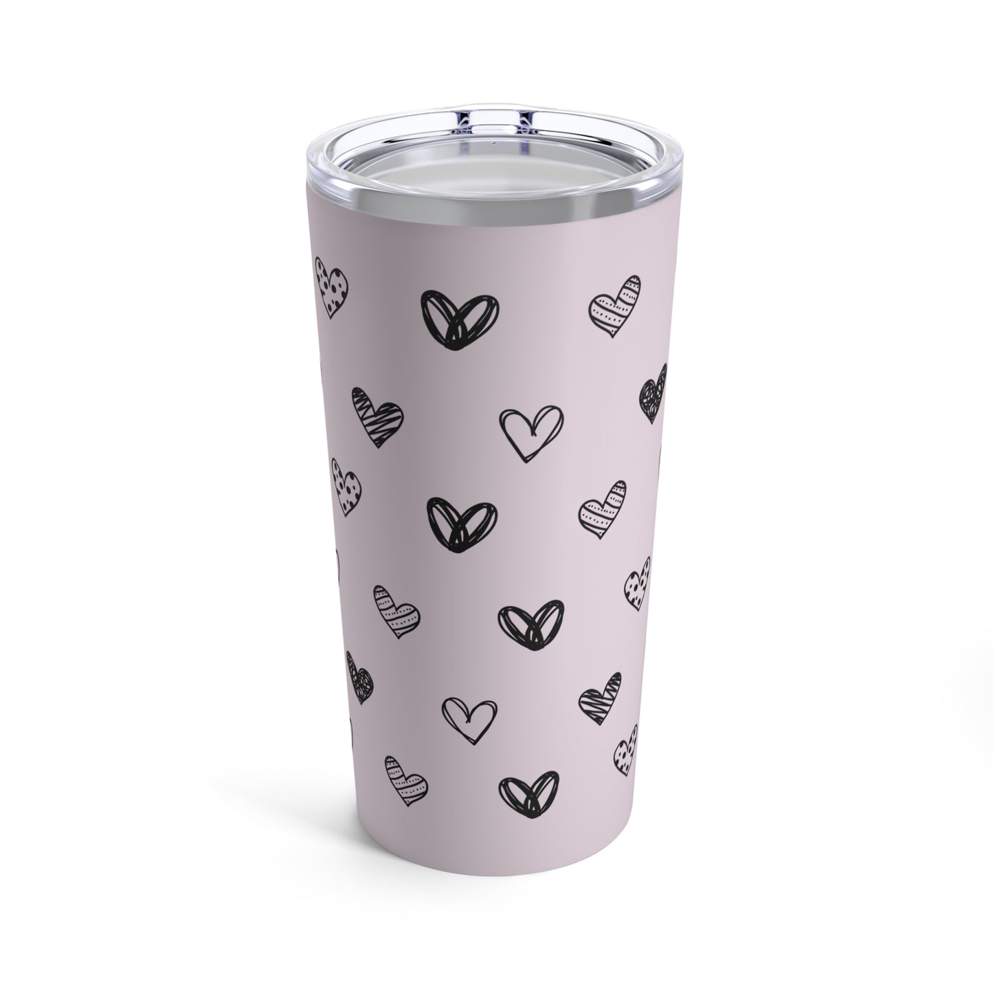 Cat Lover's Heart Tumbler - 20oz