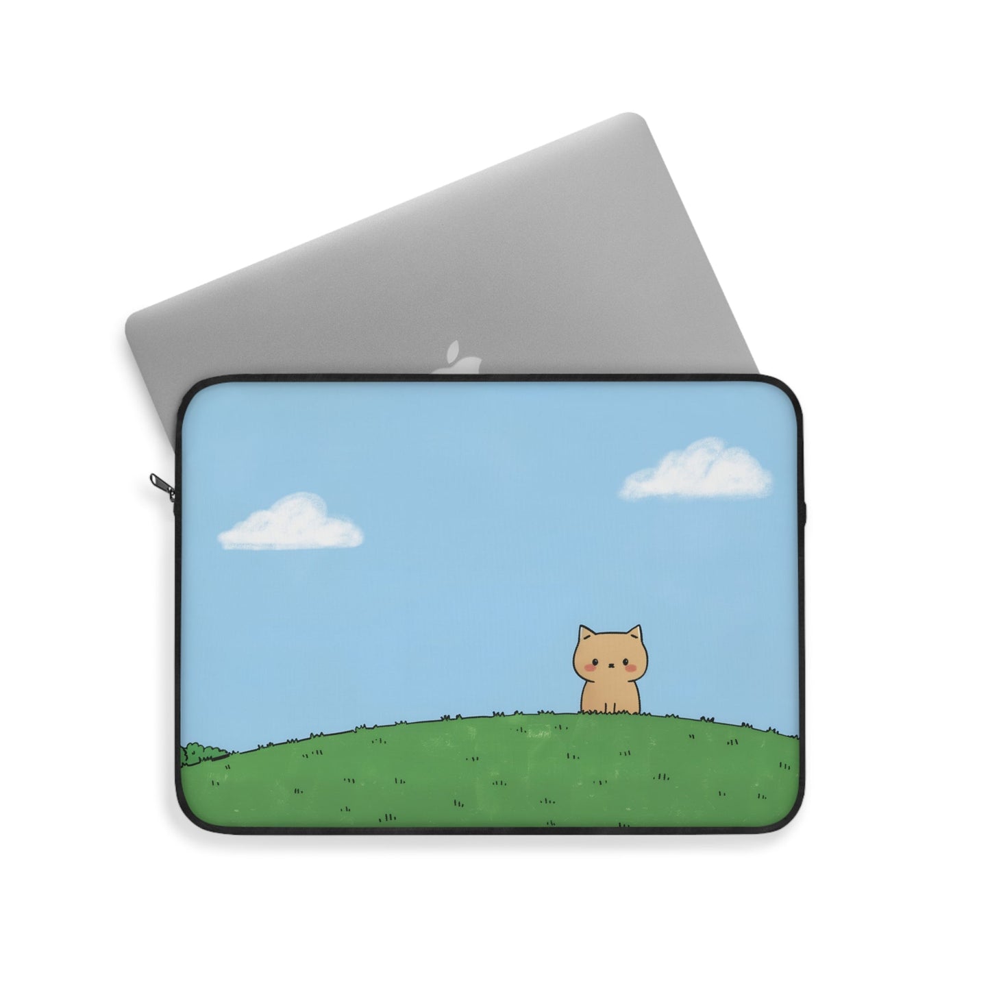 Park Cat Laptop Cover