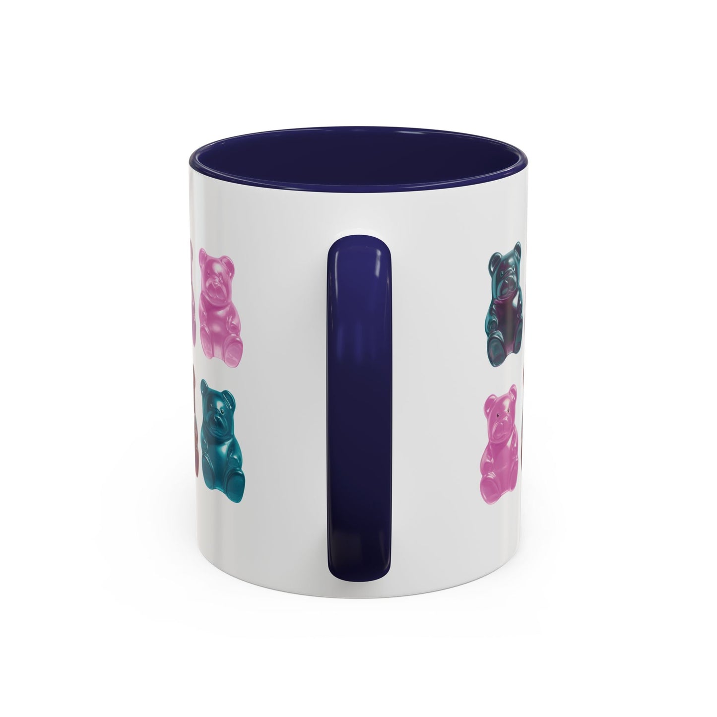 Bear-Shaped Coffee and Tea Mug with Gummy Bear Design