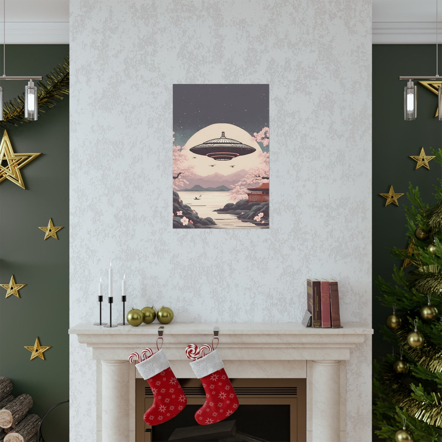 Japanese Vintage UFO Art Print