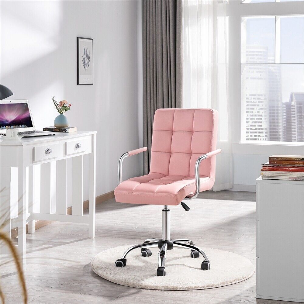 Contemporary Faux Leather Office Chair