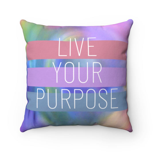 Purposeful Living Throw Pillow - Available in 4 Different Sizes