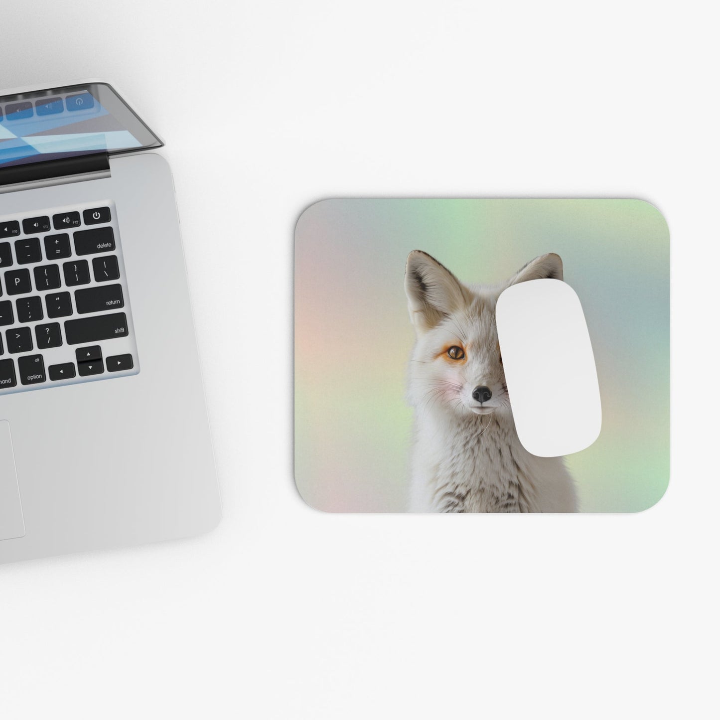 Fox Blush Mouse Pad: Embrace Elegance and Style While Enhancing Your Workspace