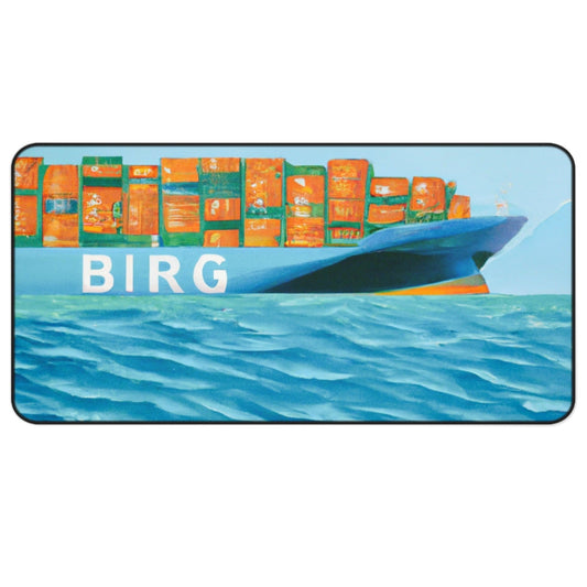 Large Artistic Mouse Pad for Cargo Ships