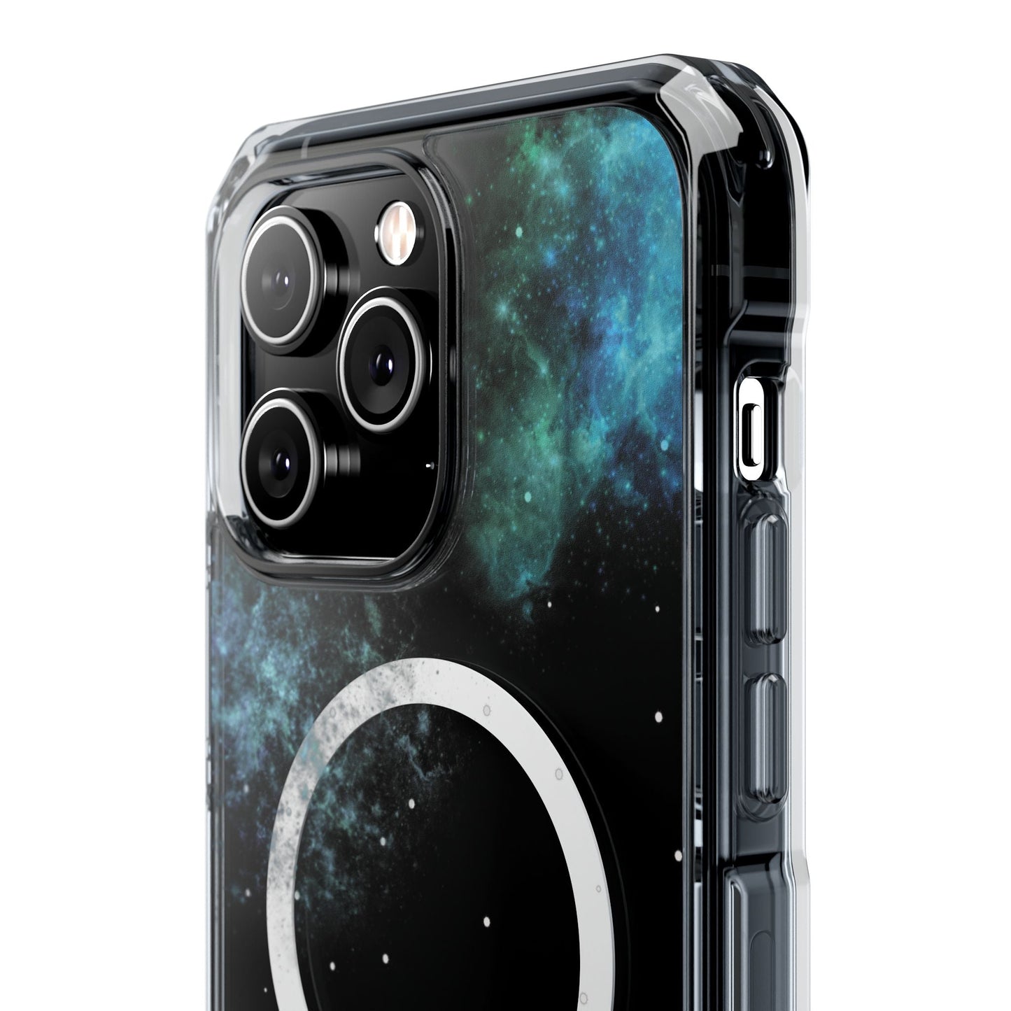 Spacey Siamese - Nebula Magnetic Clear Case for iPhone Models