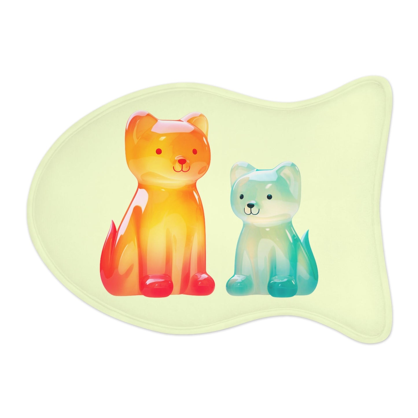 Pet Feeding Mats in 3 Different Sizes Featuring Gummy Dogs Design