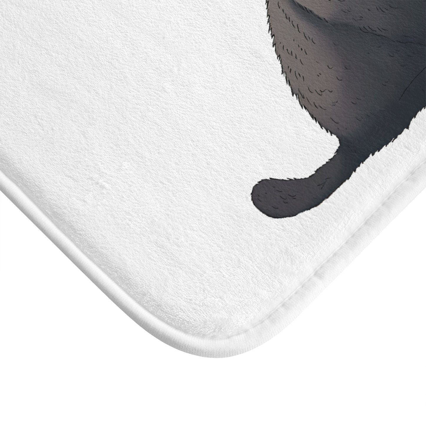 Adorable Cartoon Cat Bath Mat