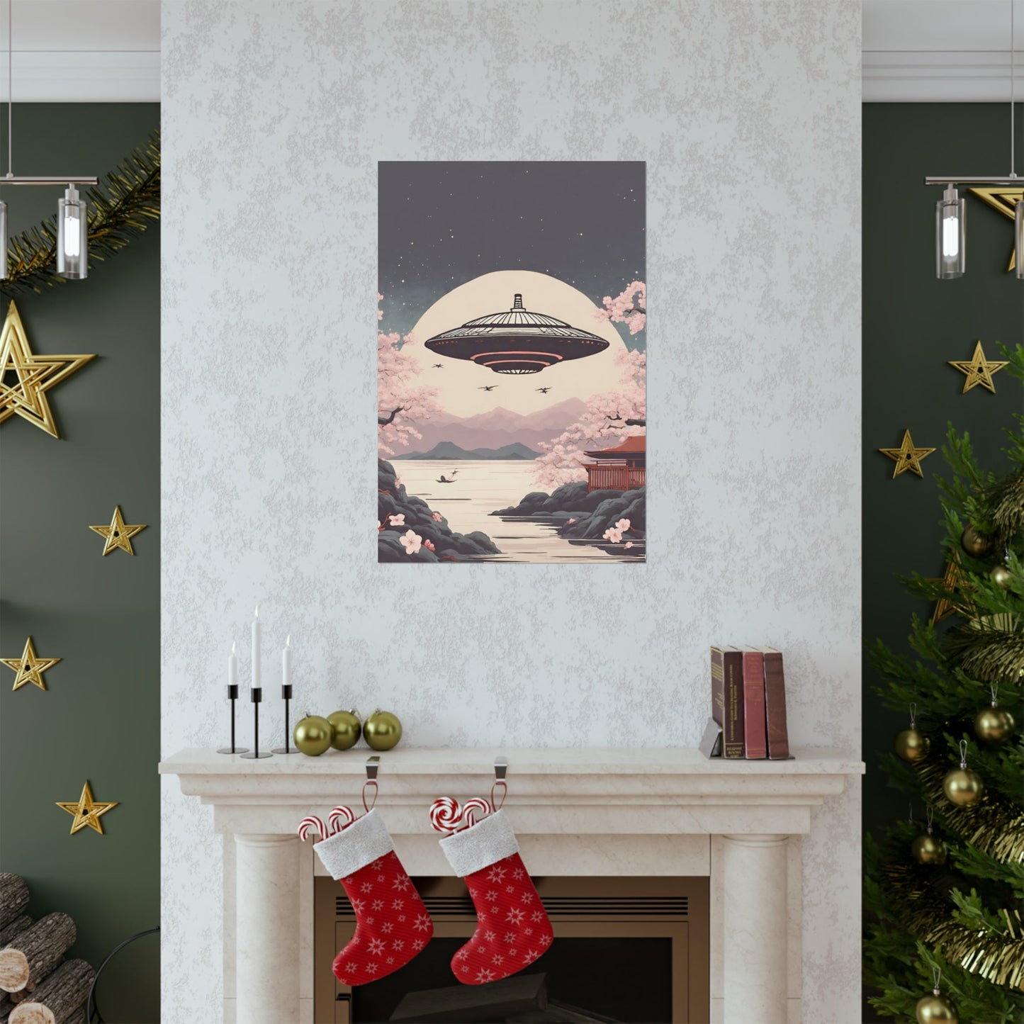 Japanese Vintage UFO Art Print
