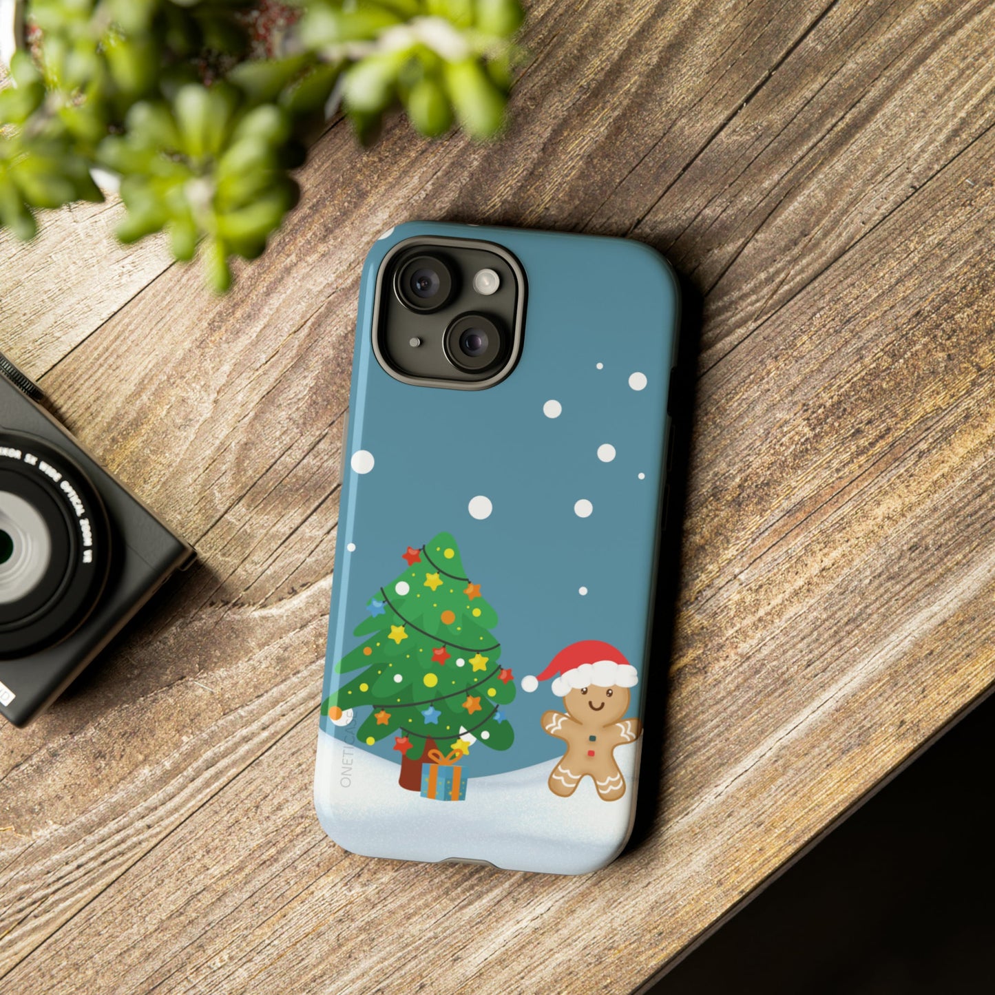 Durable Gingerbread Man Holiday Phone Cases