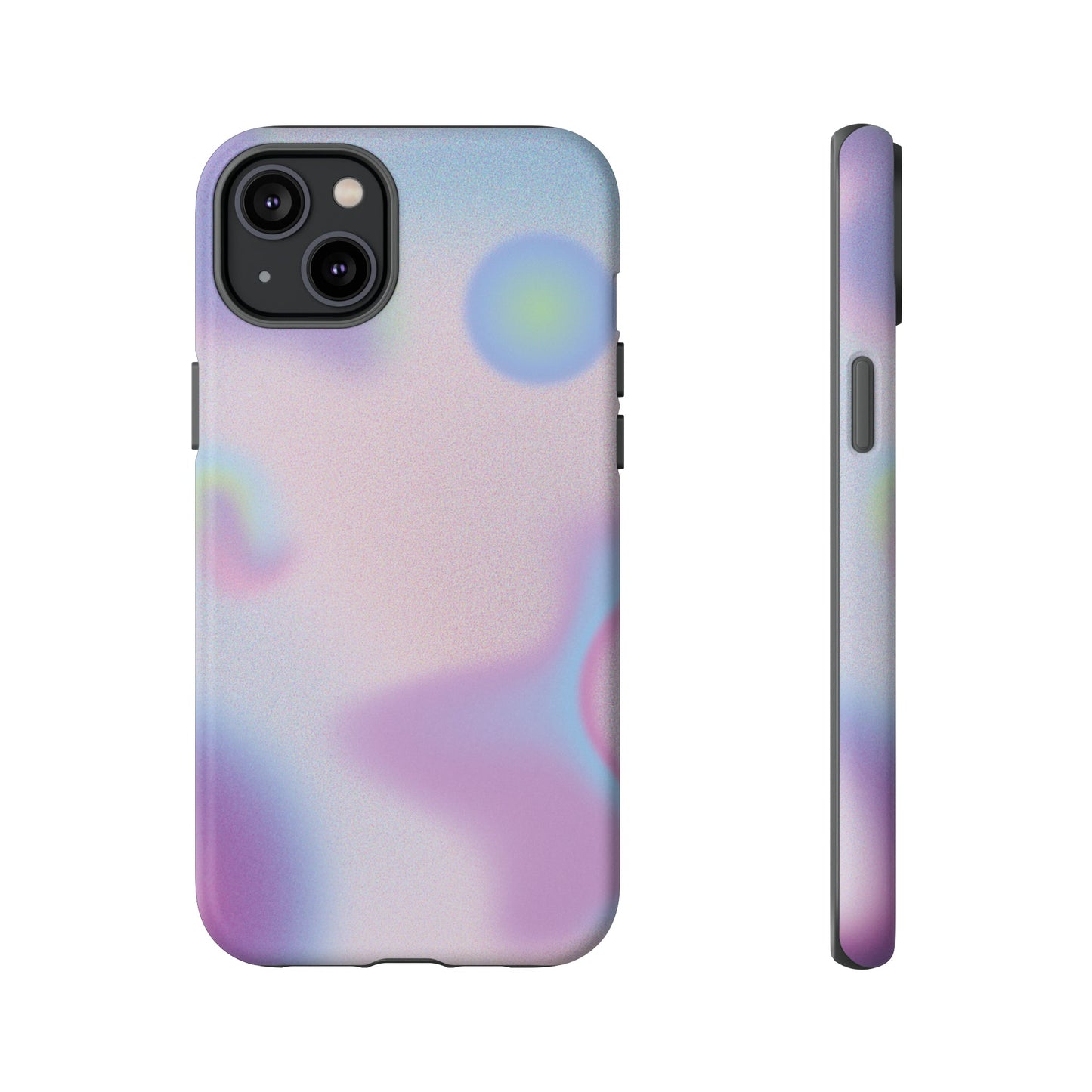 Floating Orbs Tough iPhone Case with Gradient Design