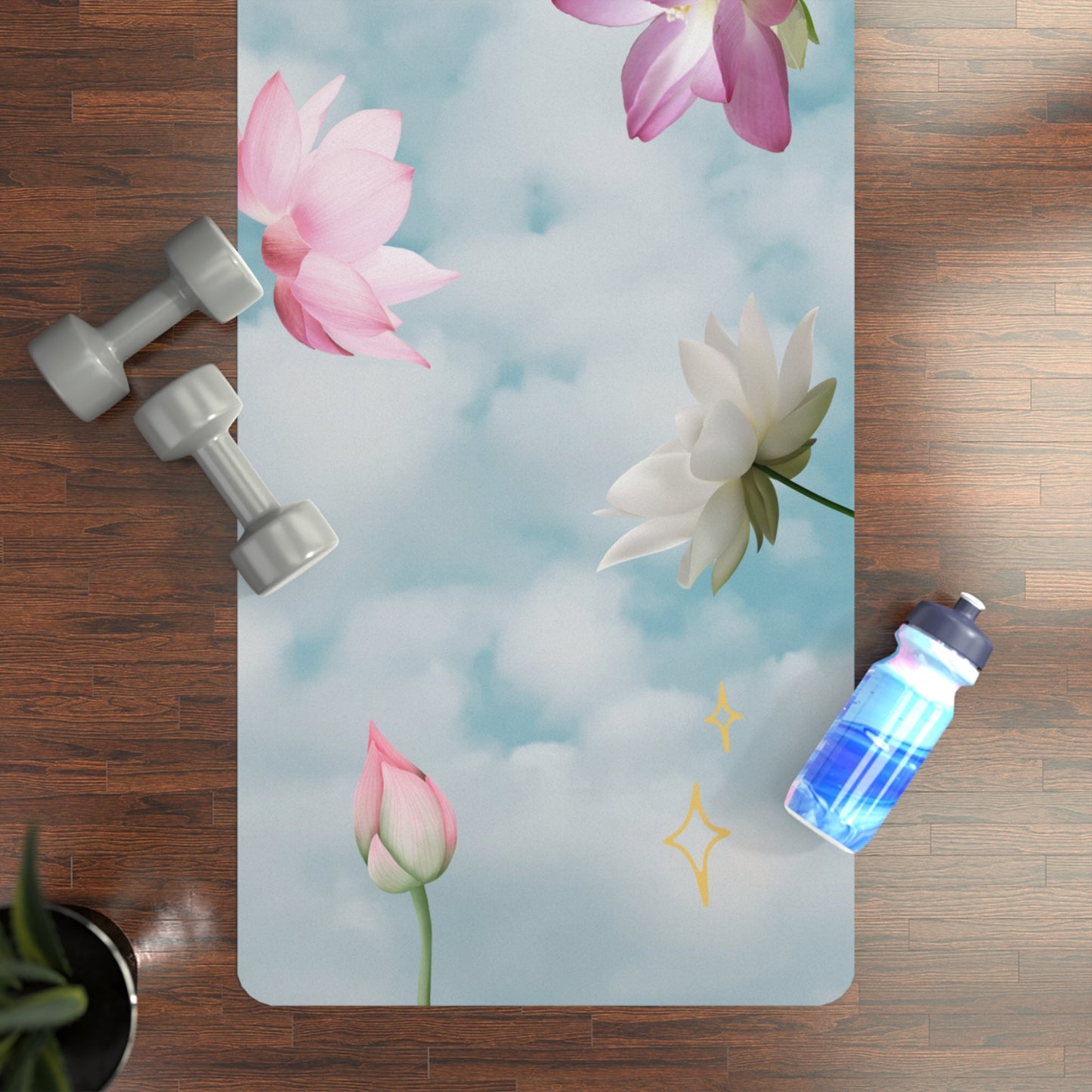 Lotus Yoga Mat for a Calming Floating Experience