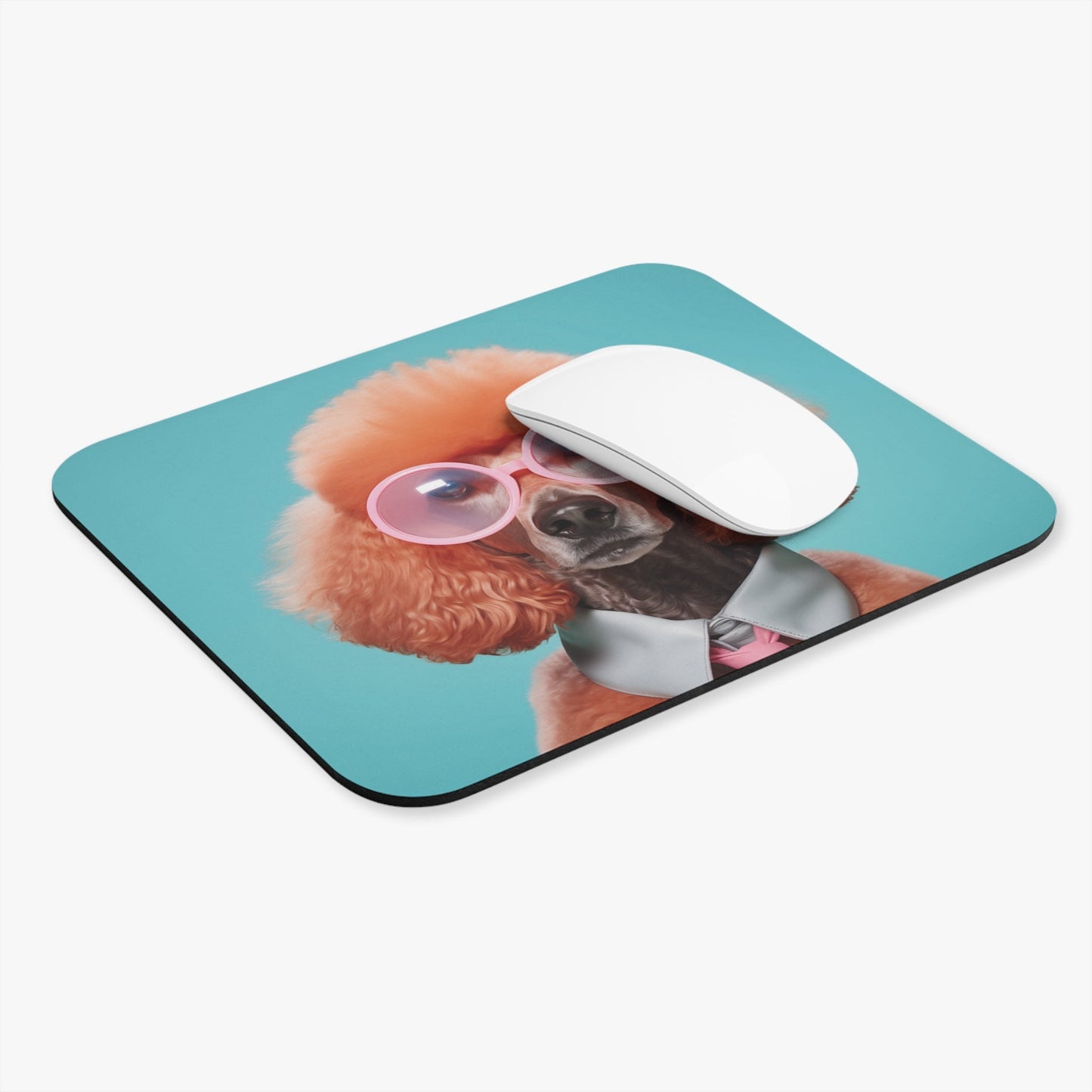 Cool Canine in Sunglasses Mouse Mat