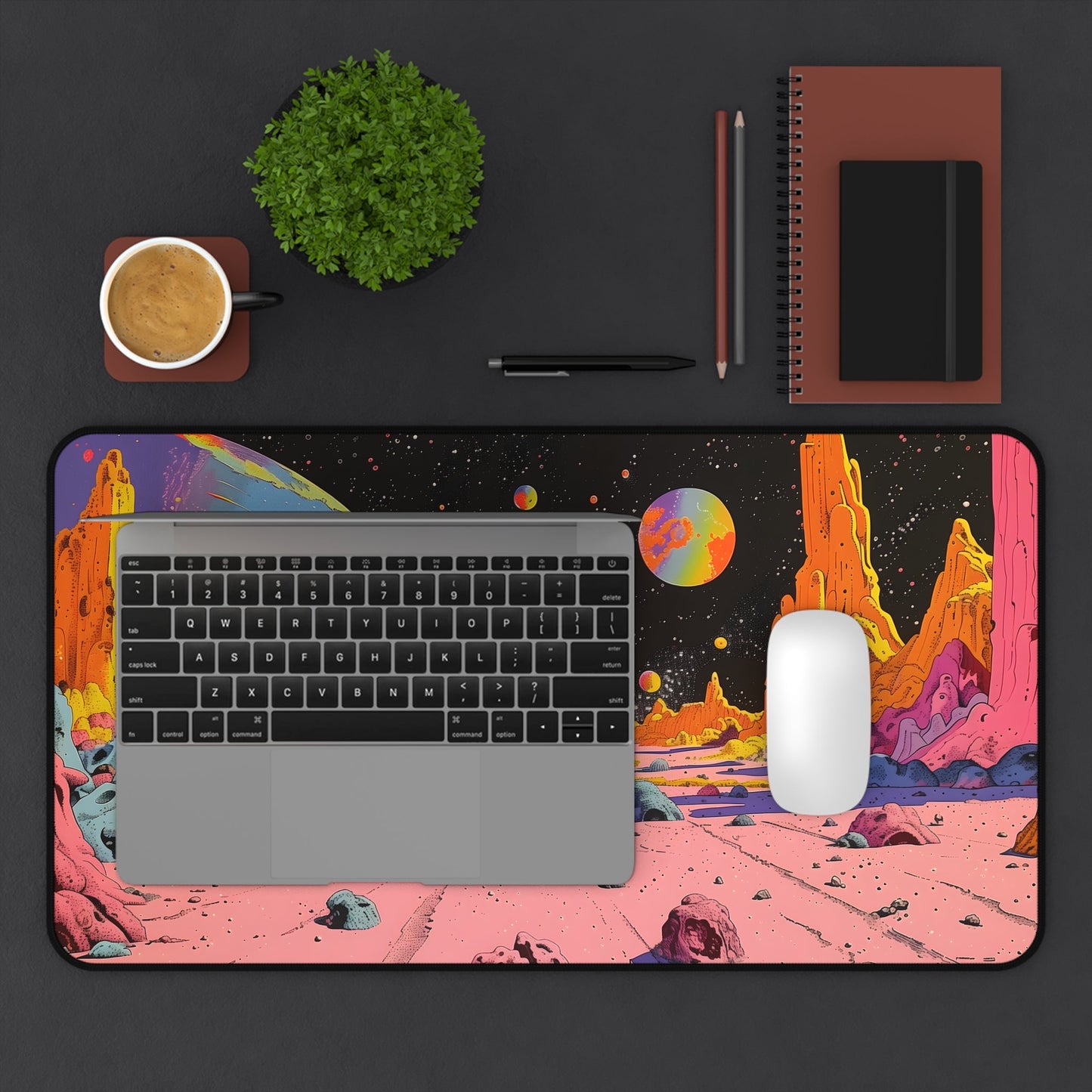 Large Retro Space Robo Mouse Pad - Available in 2 Sizes