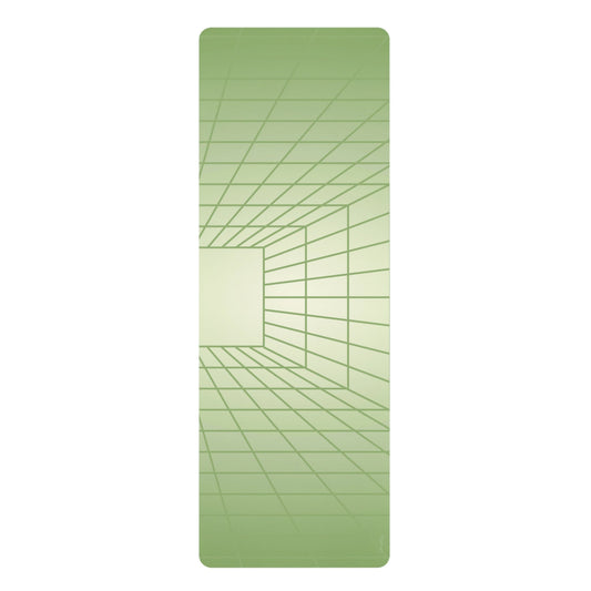 Meadow Yoga Mat with Geometric Design