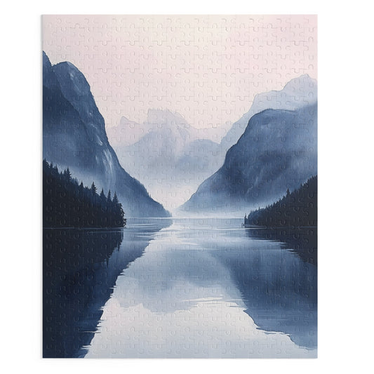 Mountain Landscape Puzzle with 500 Pieces