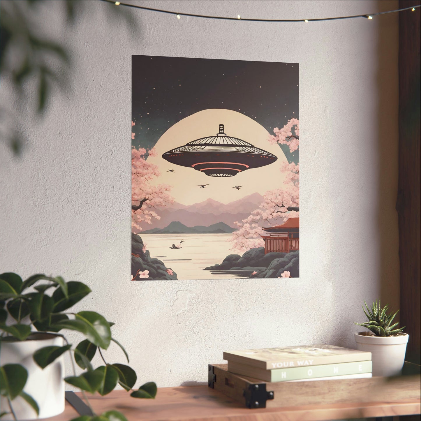 Japanese Vintage UFO Art Print