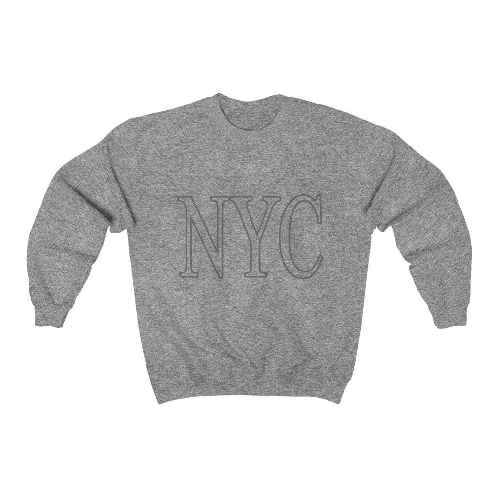Gray Crewneck Sweatshirt for Women in New York City