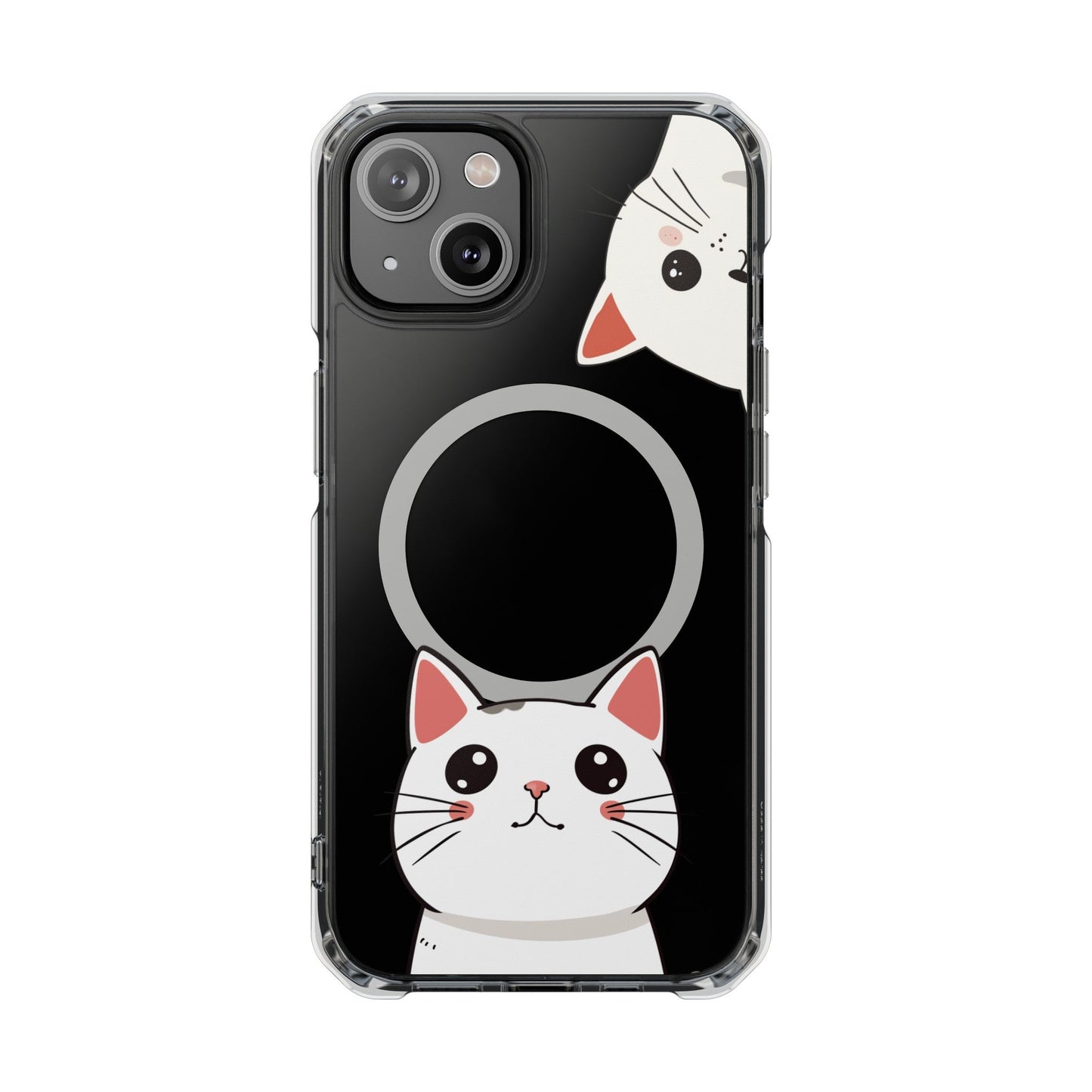 Oneticase Magnetic Case for iPhone with Cute Cat Close-Up Design