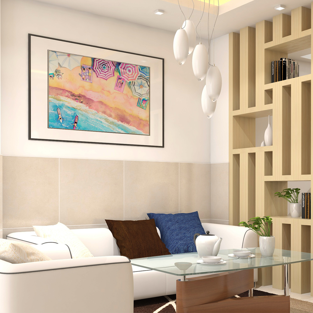 Colorful Beach Day Premium Horizontal Matte Posters - Available in 5 Sizes