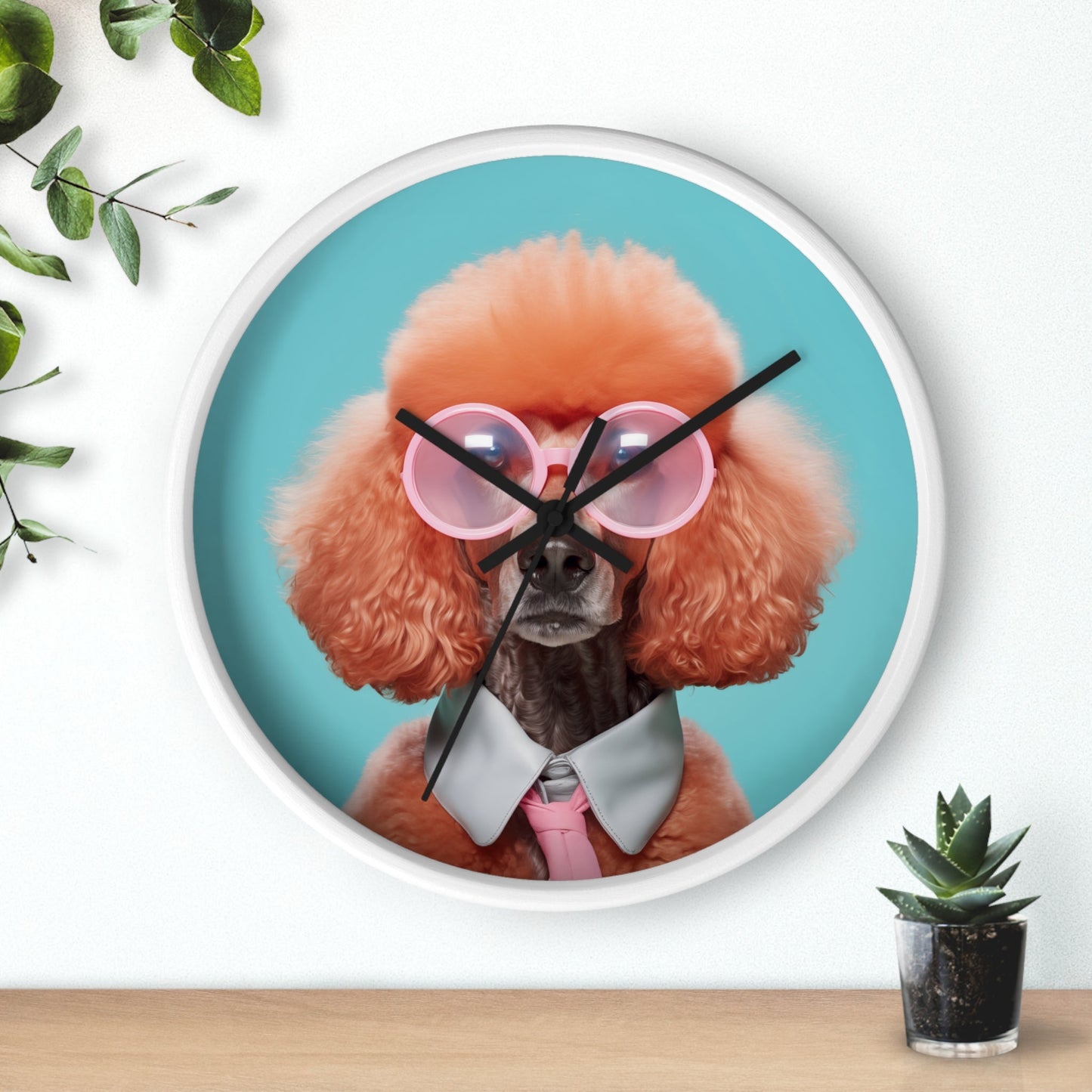 Cool Canine with Sunglasses Wall Timepiece