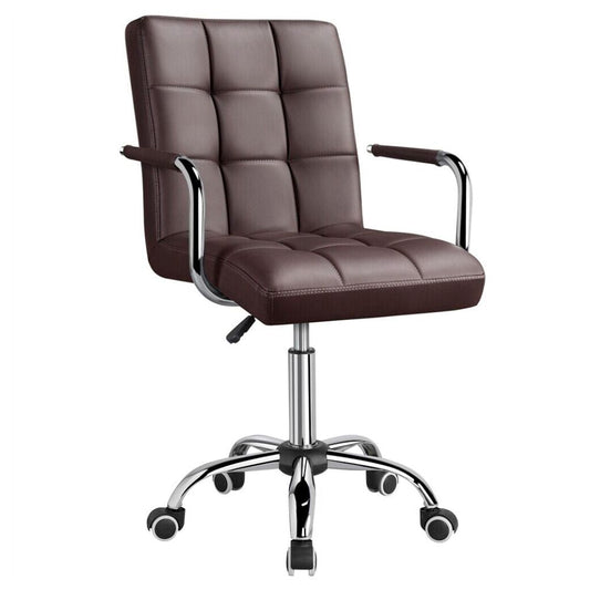 Contemporary Faux Leather Office Chair
