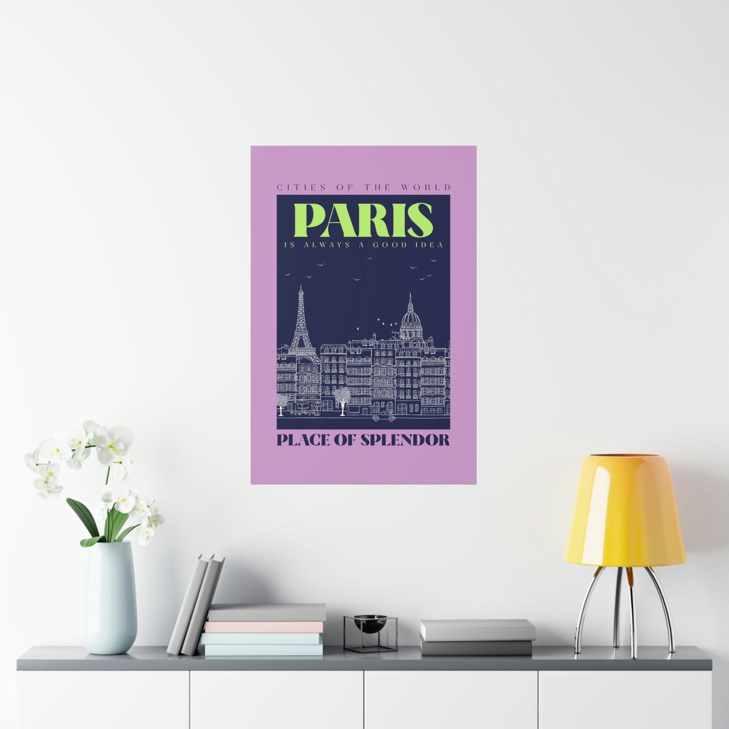 Cityscape of Paris Poster