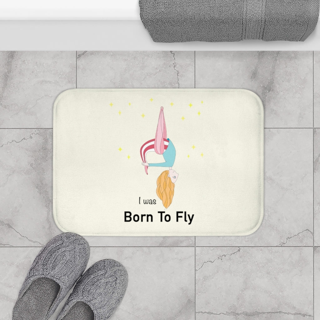 Born to Soar Bath Mat for Aerial Yoga Lovers