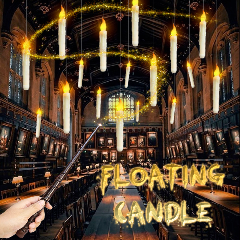 Floating Halloween Party Candles with a Whimsical Twist